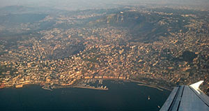 Napoli dall'aereo
